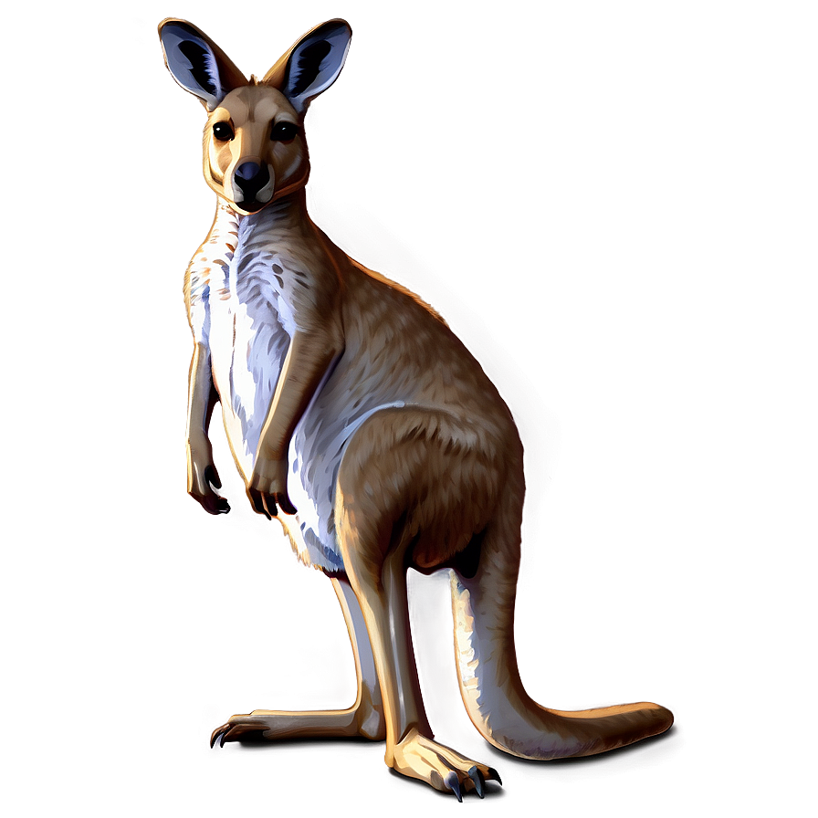 Kangaroo Standing Png Ere14 PNG Image