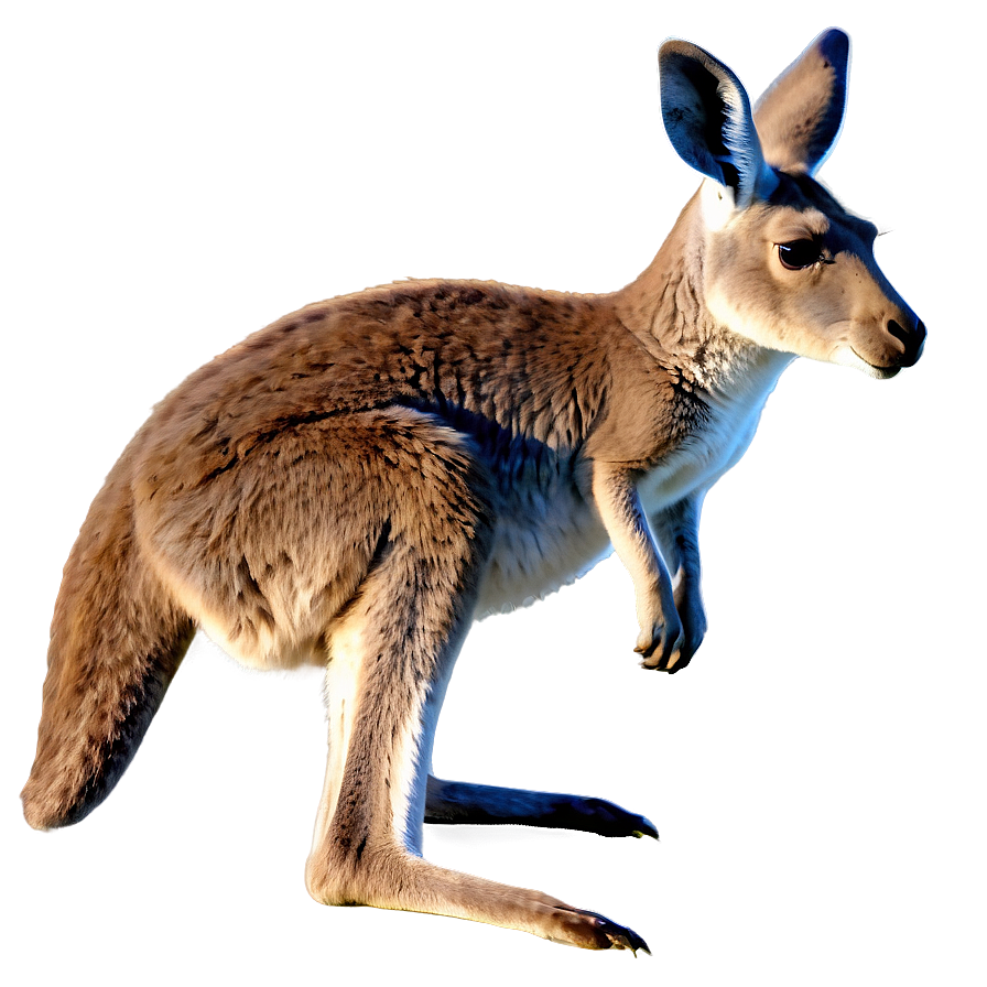 Kangaroo With Baby In Pouch Png Lcj PNG Image