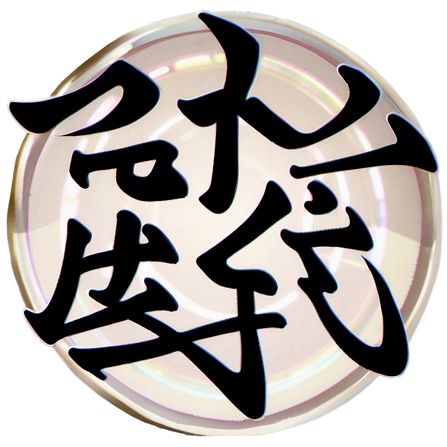 Kanji Spiritual Symbol Png Wiv4 PNG Image