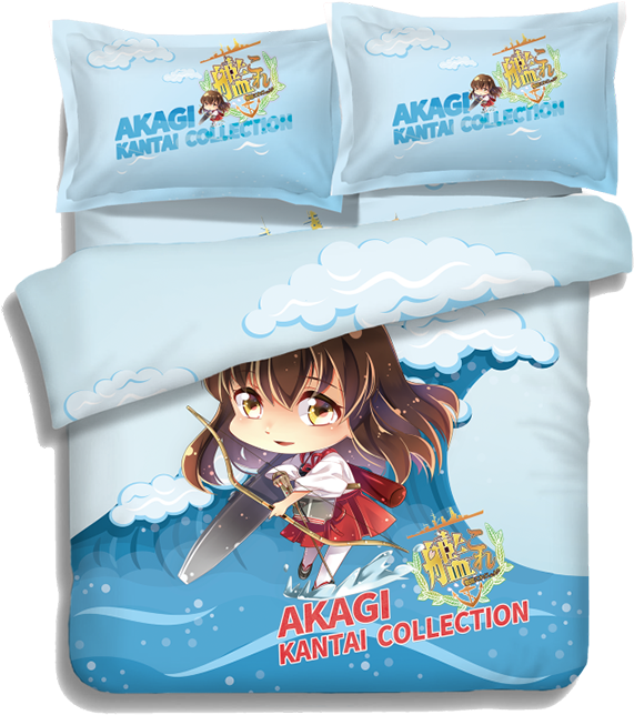 Kantai Collection Akagi Anime Bedding Set PNG Image