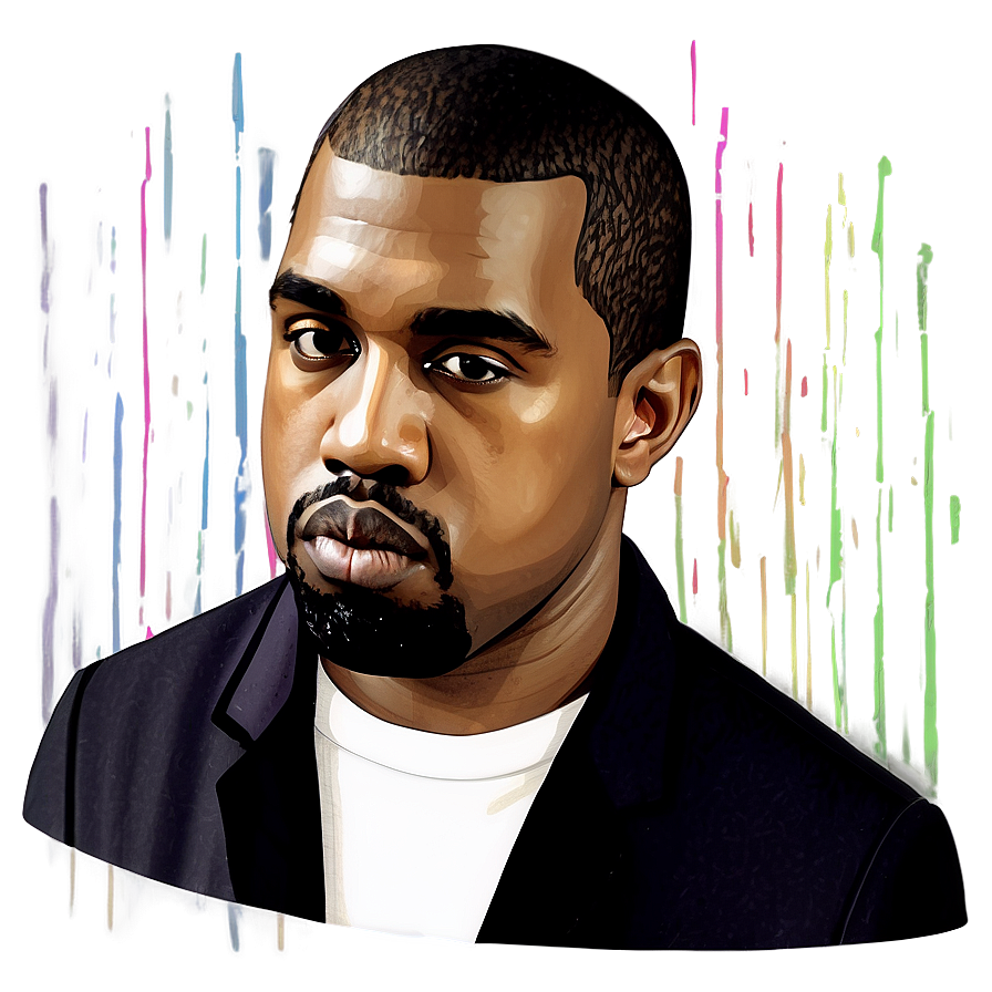 Kanye West Caricature Png 05232024 PNG Image