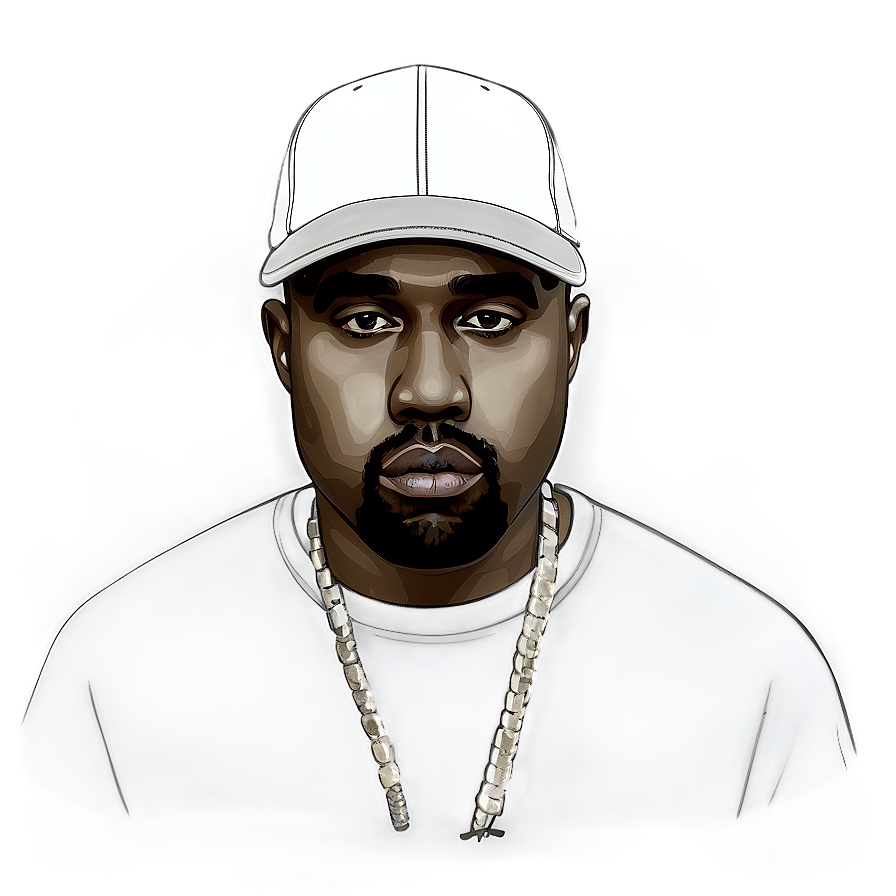 Kanye West In Hat Png 35 PNG Image