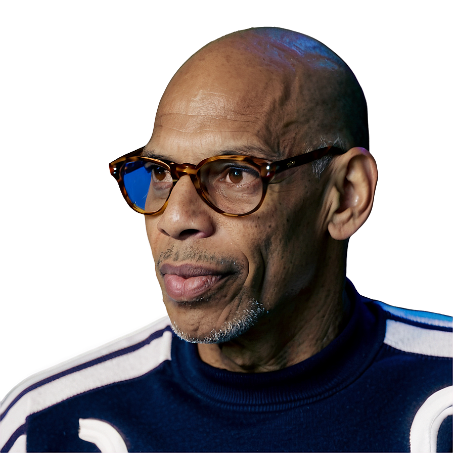 Kareem Abdul-jabbar Side Profile Png 3 PNG Image