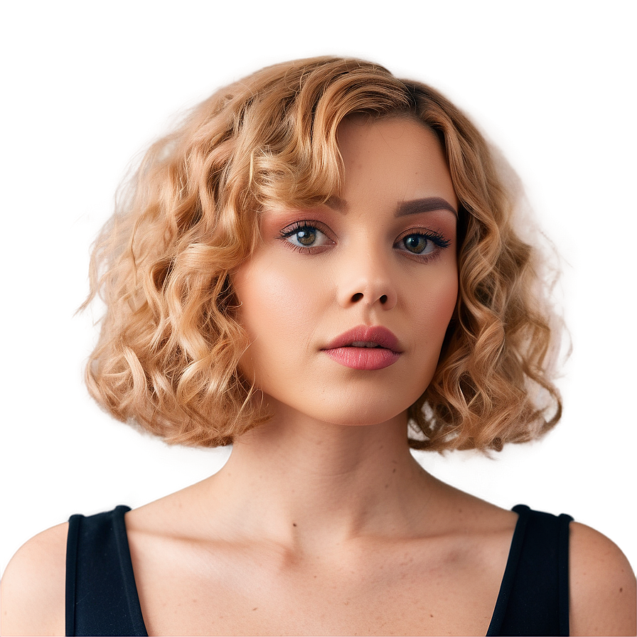 Karen Haircut For Curly Hair Png 06212024 PNG Image