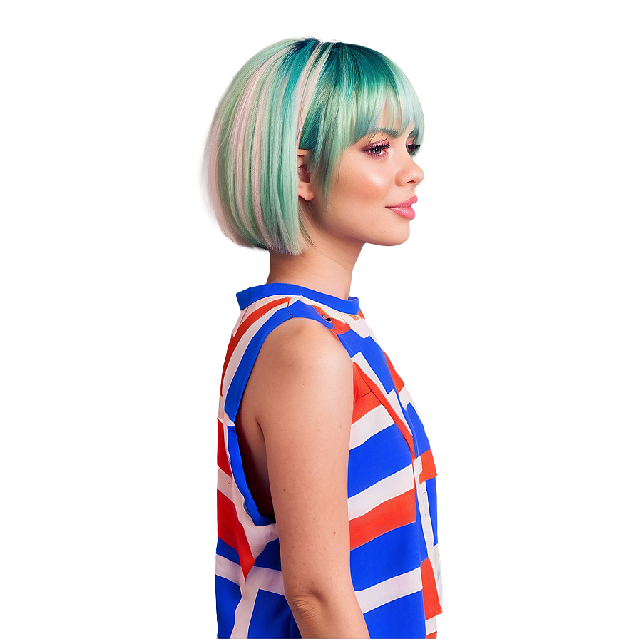 Karen Haircut With Streaks Png Eih PNG Image