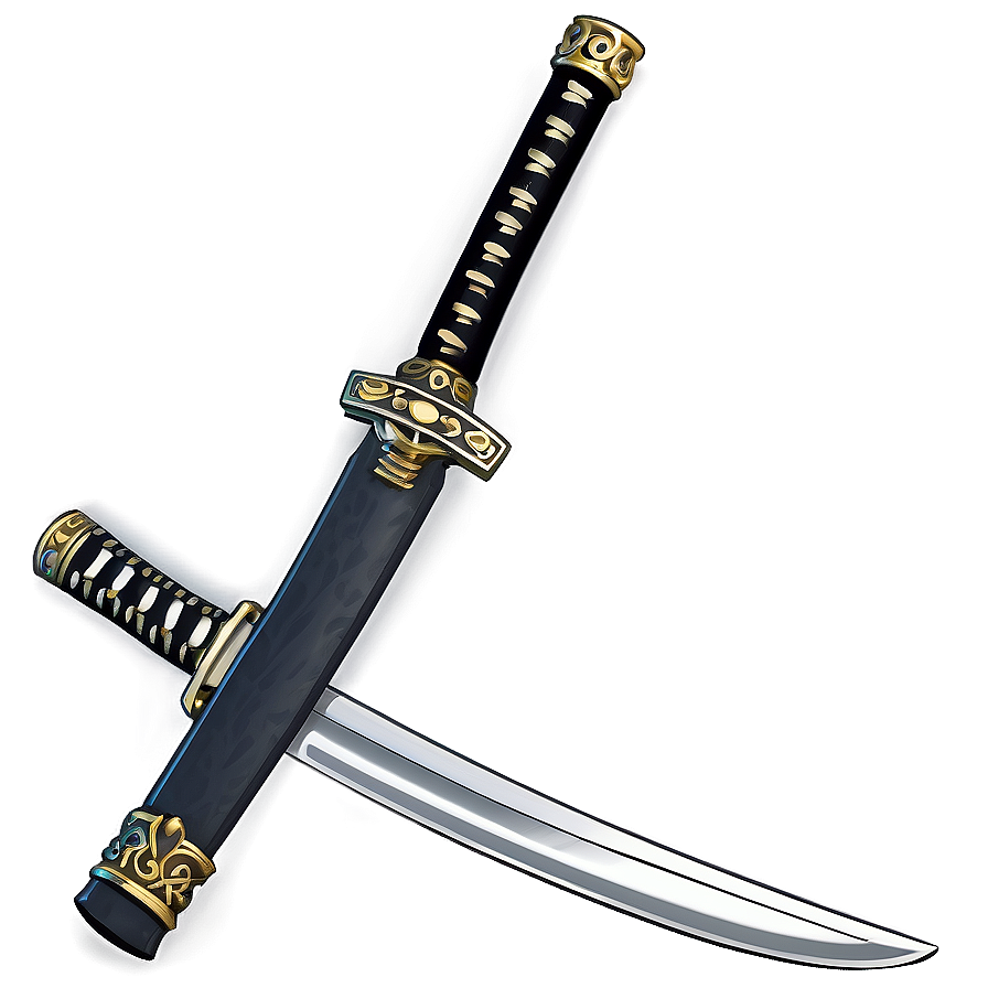 Katana And Sheath Png Vrn PNG Image