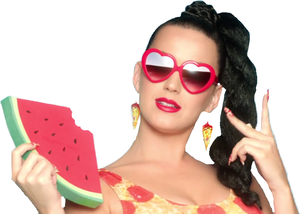 Katy Perry Watermelon Summer Vibes PNG Image