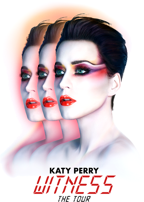 Katy Perry Witness Tour Promotional Artwork PNG Image