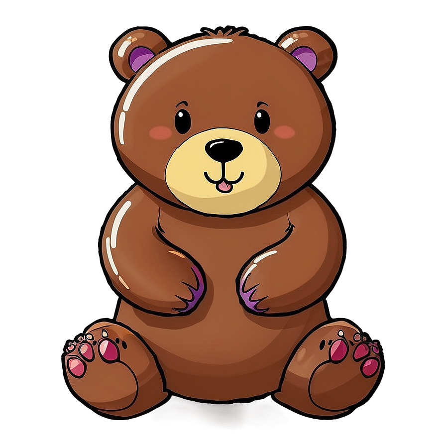 Kawaii Bear Character Png 60 PNG Image