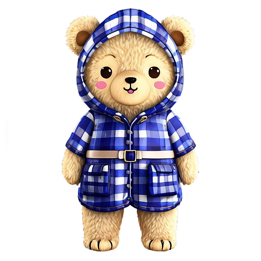 Kawaii Bear In Costume Png 06292024 PNG Image