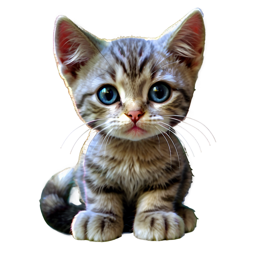 Kawaii Cat C PNG Image