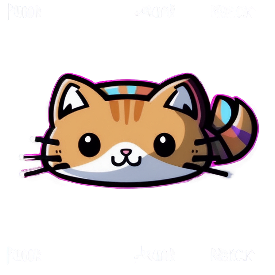 Kawaii Cat D PNG Image