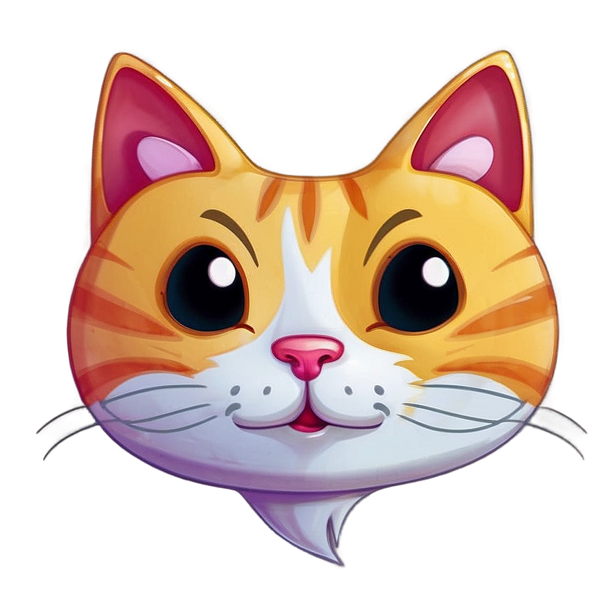 Kawaii Cat Illustration Png 05062024 PNG Image