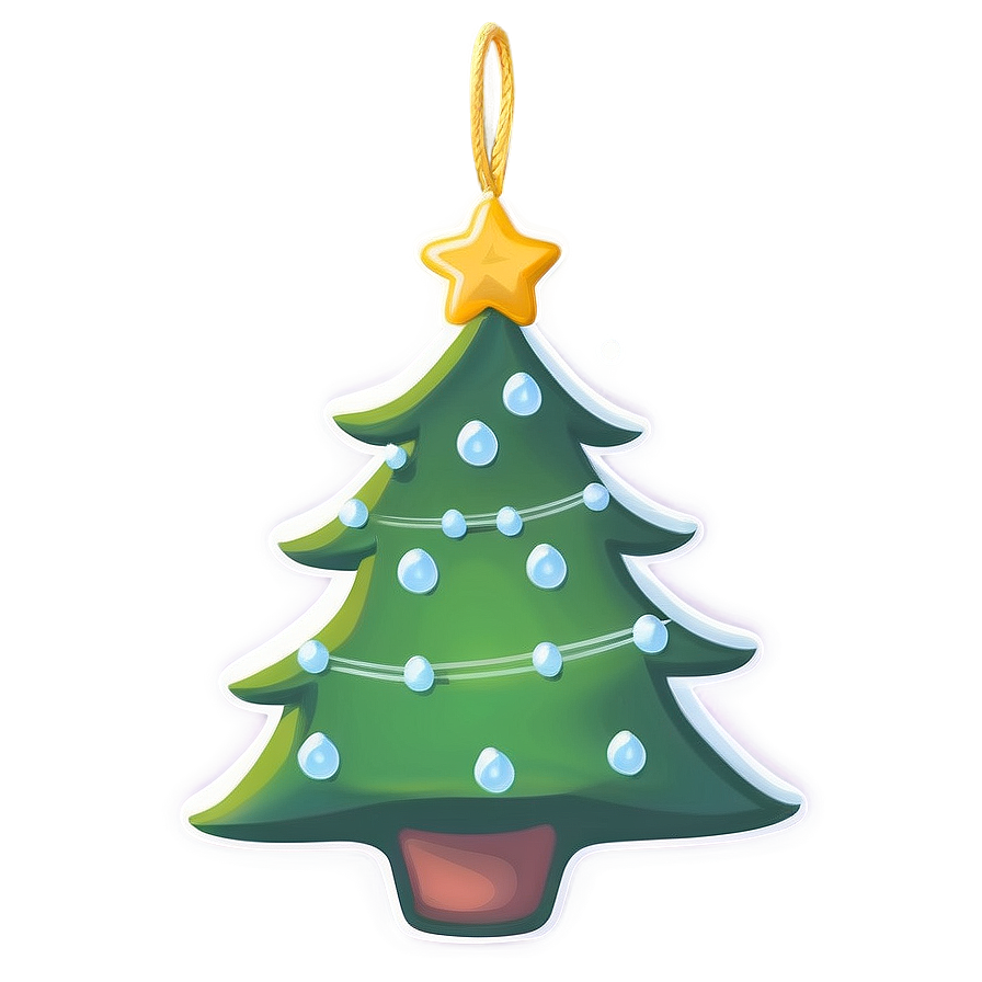 Kawaii Christmas Tree Decoration Png 20 PNG Image