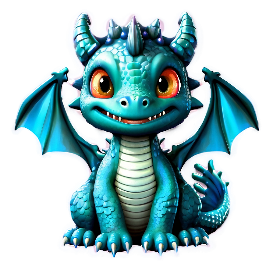 Kawaii Dragon Fantasy Png Hme91 PNG Image