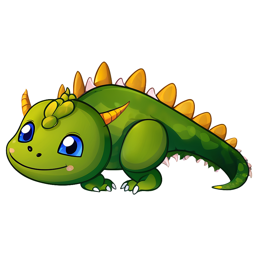 Kawaii Dragon Illustration Png 17 PNG Image