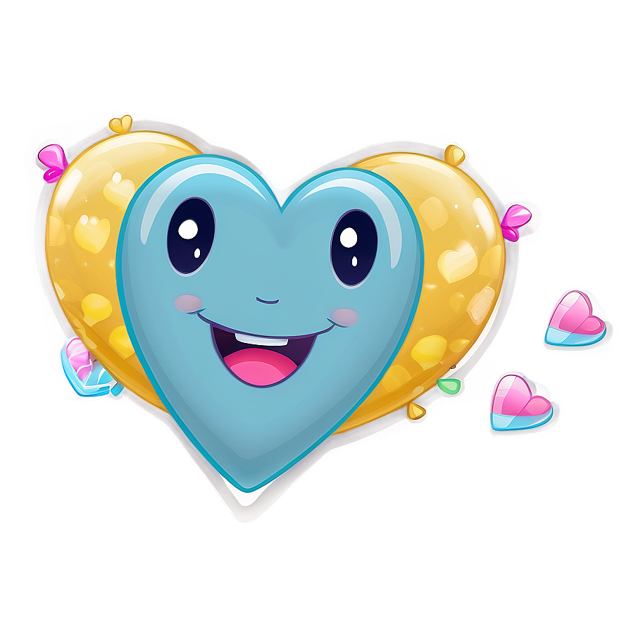 Kawaii Heart Character Png 23 PNG Image