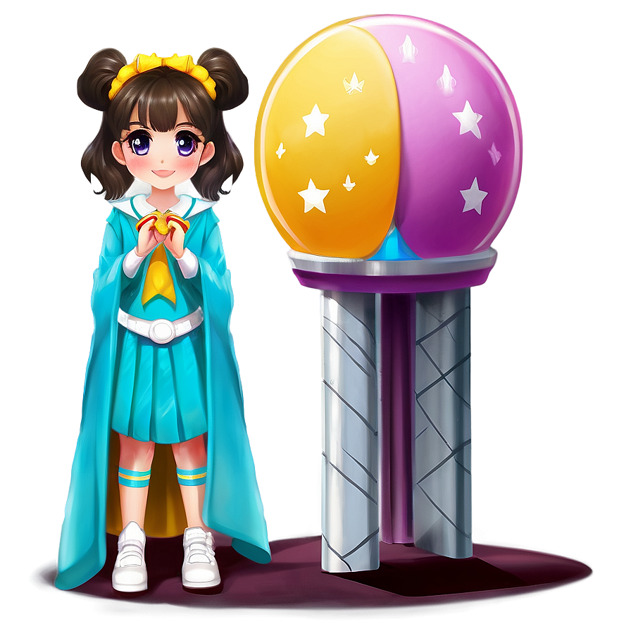 Kawaii Magical Girl Png Prn94 PNG Image