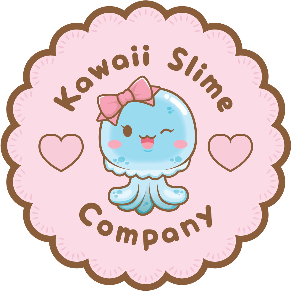 Kawaii Slime Company Logo PNG Image