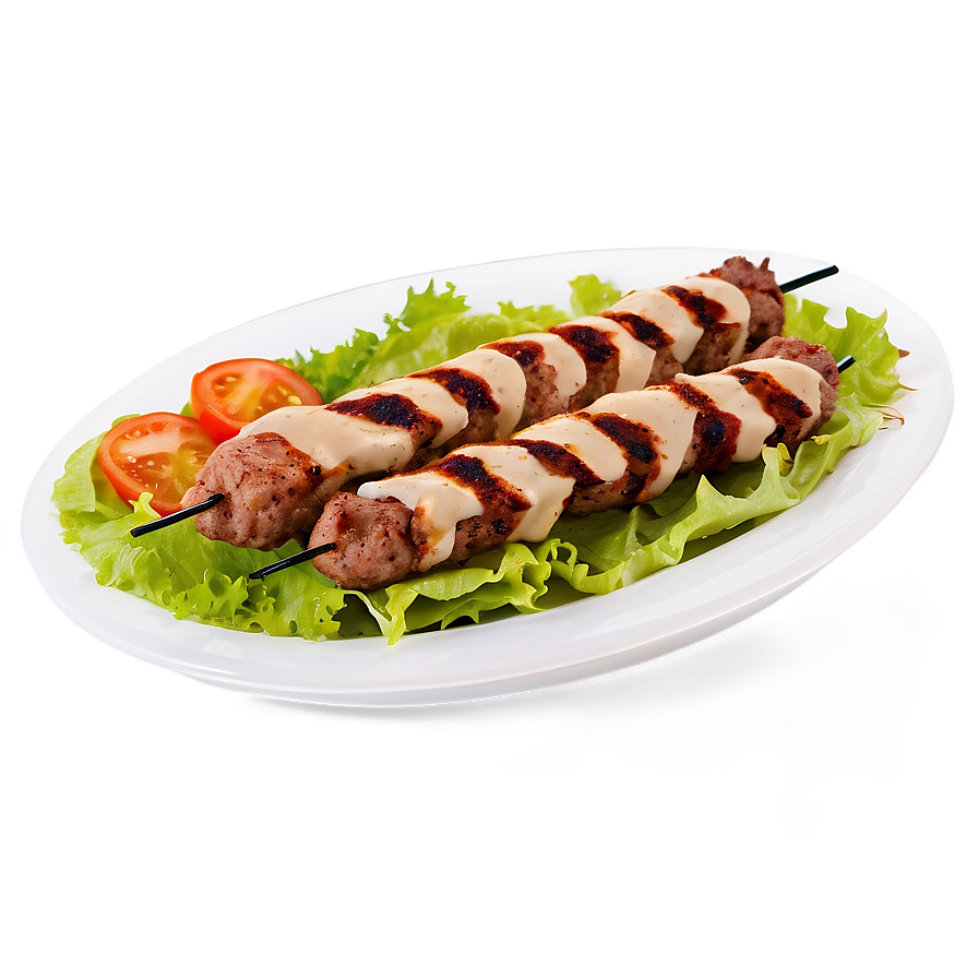 Kebab With Hummus Png Bah4 PNG Image