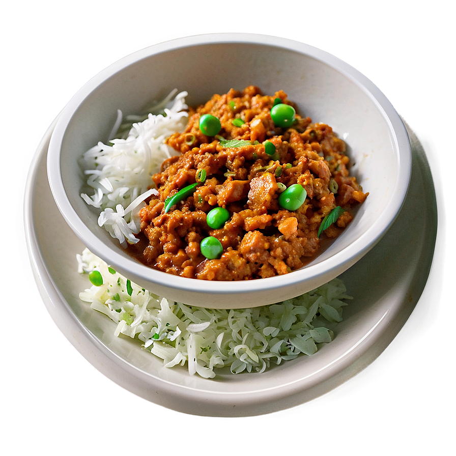 Keema Curry With Peas Png Dru PNG Image