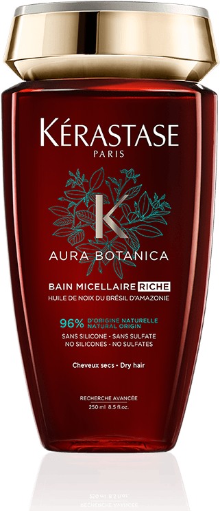 Kerastase Aura Botanica Shampoo Bottle PNG Image