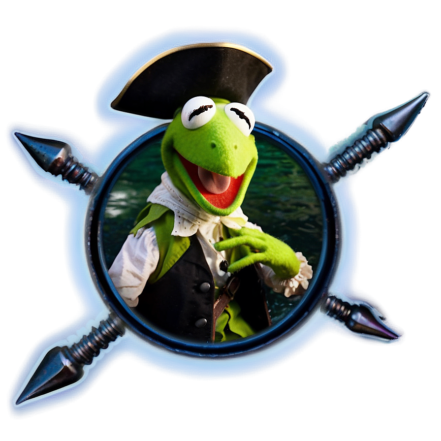 Kermit As A Pirate Png 10 PNG Image