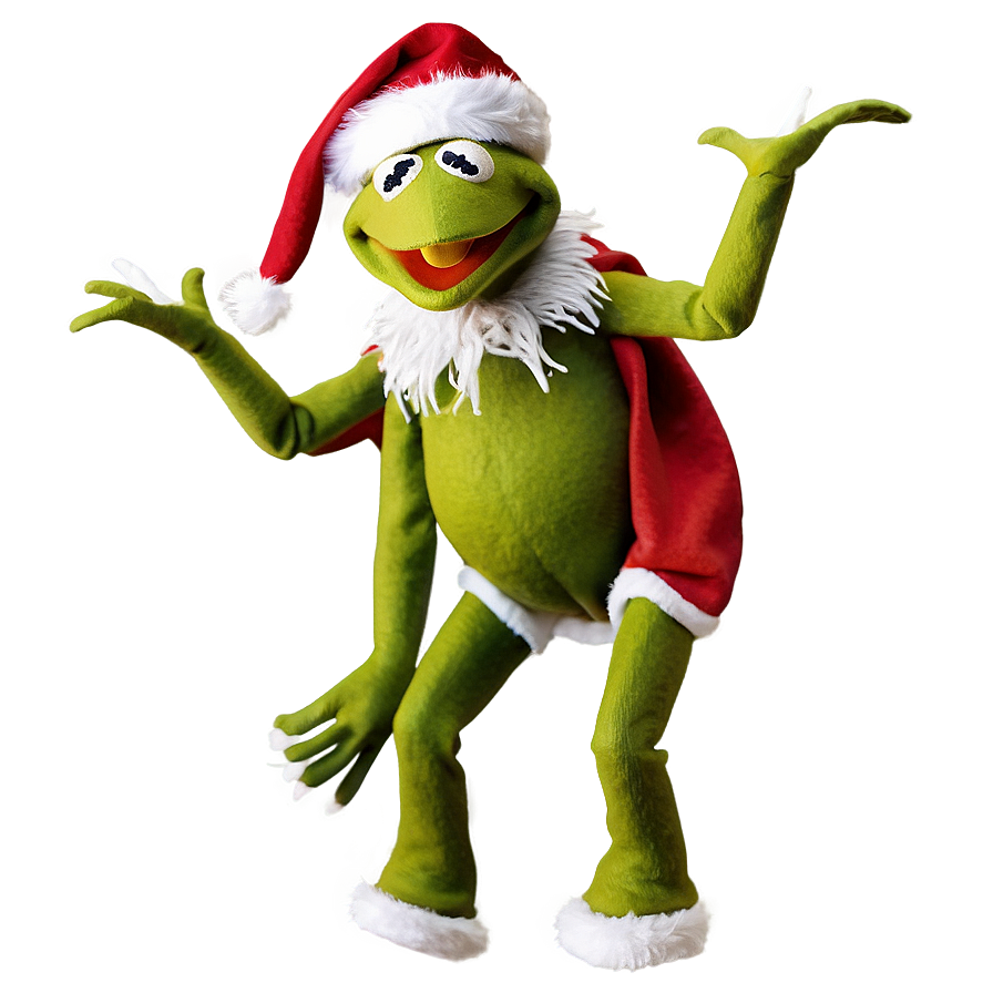 Kermit As Santa Claus Png Eri99 PNG Image