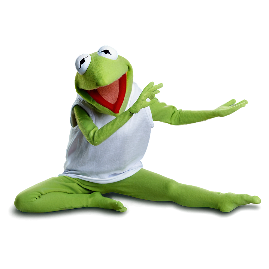 Kermit Doing Yoga Png Ygx PNG Image