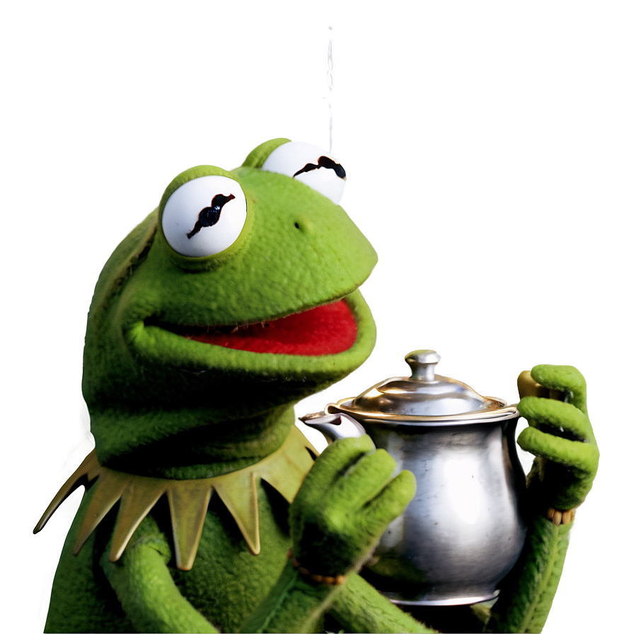 Kermit Drinking Tea Png 7 PNG Image