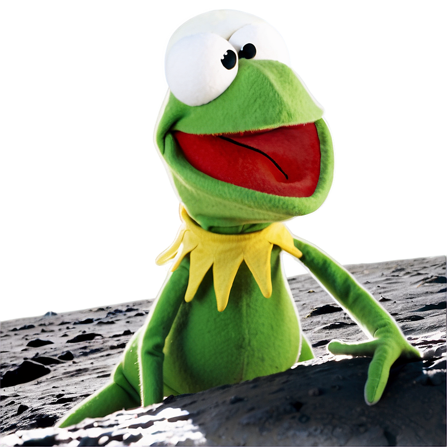 Kermit On The Moon Png Jpw14 PNG Image