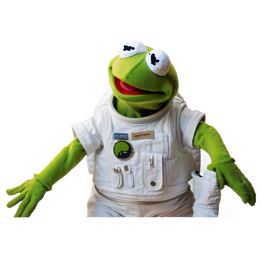 Kermit On The Moon Png Uta PNG Image