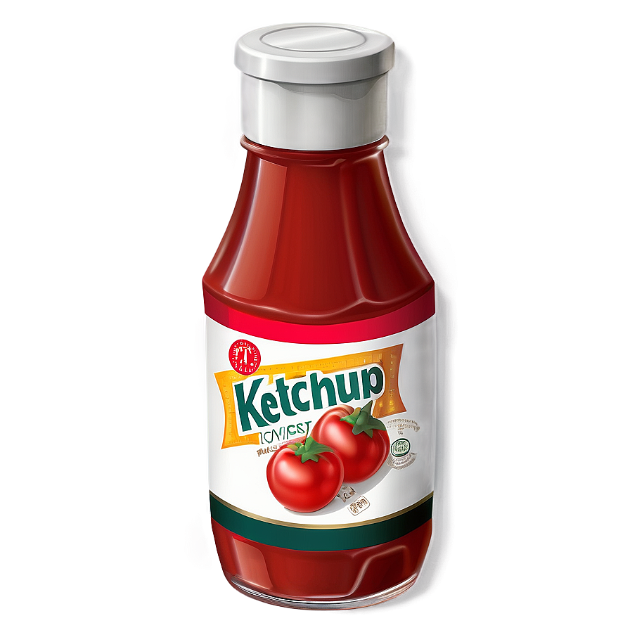 Ketchup Bottle Illustration Png Dbm60 PNG Image