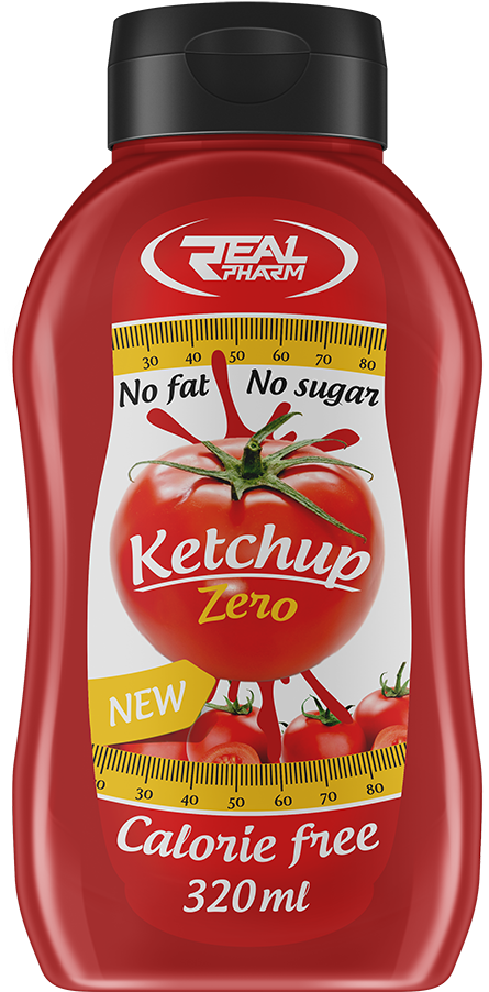 Ketchup Zero Calorie Free Bottle PNG Image