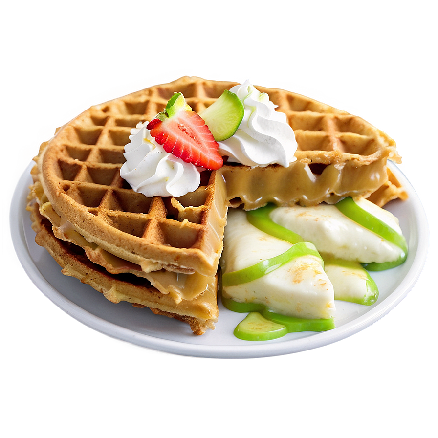 Key Lime Pie Waffle Png 80 PNG Image