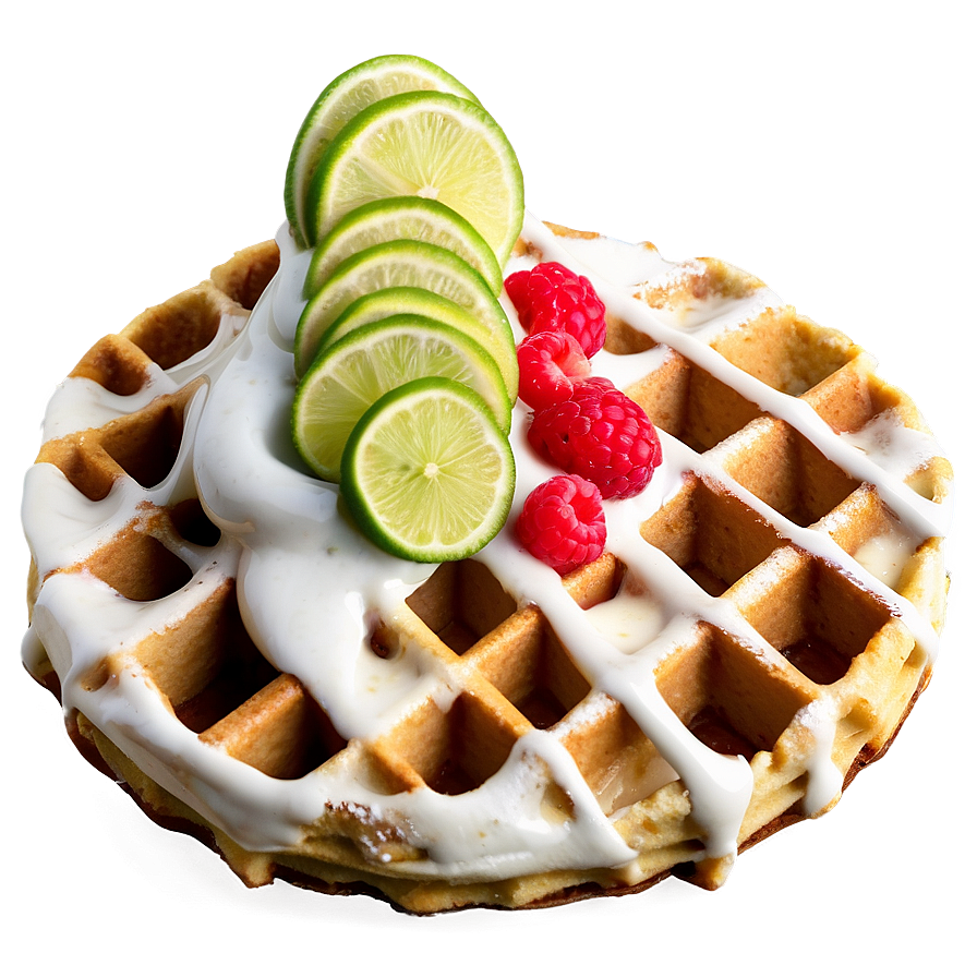 Key Lime Pie Waffle Png Wif12 PNG Image