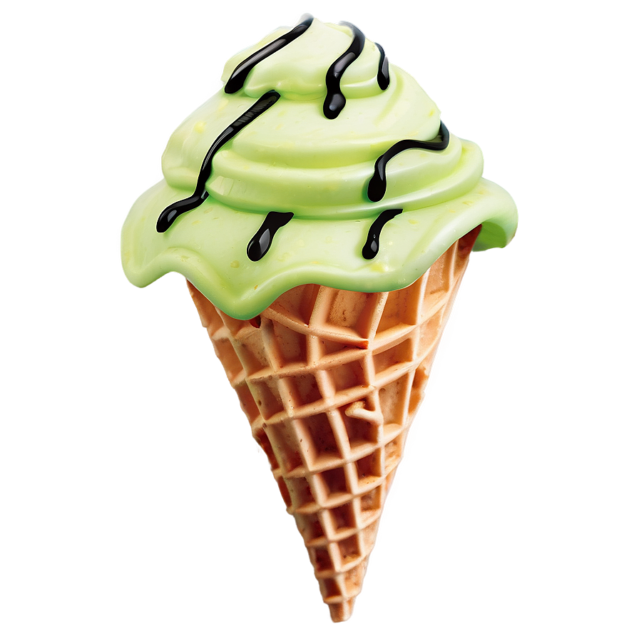 Key Lime Waffle Cone Png 60 PNG Image