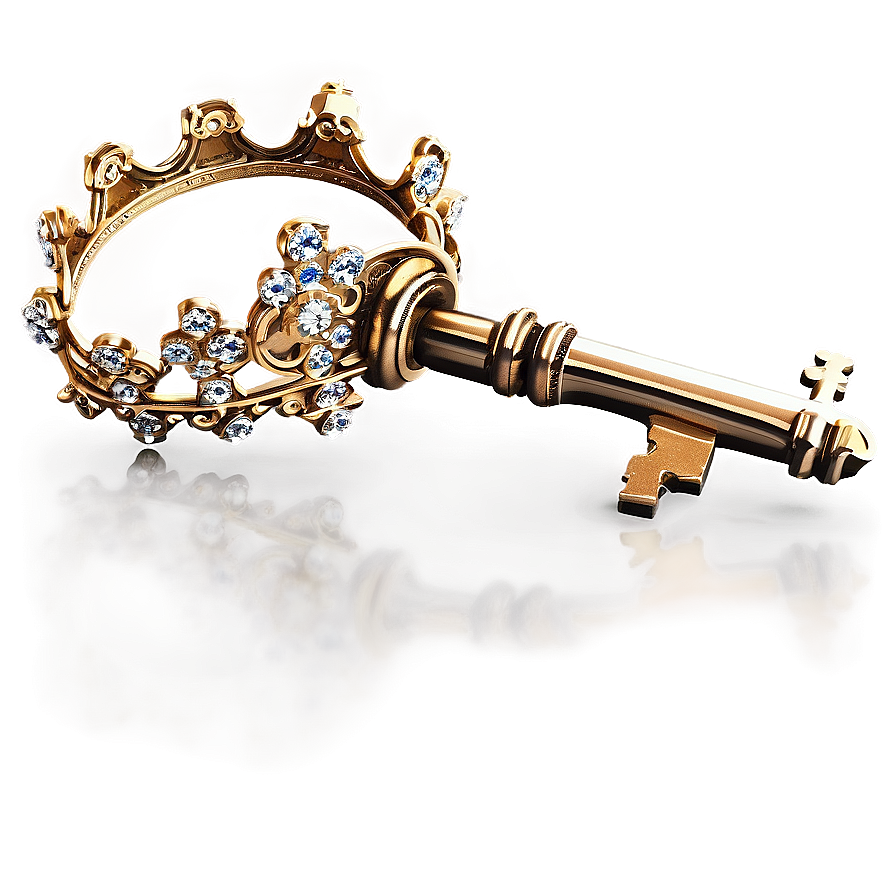 Key With Crown Png Vpn72 PNG Image