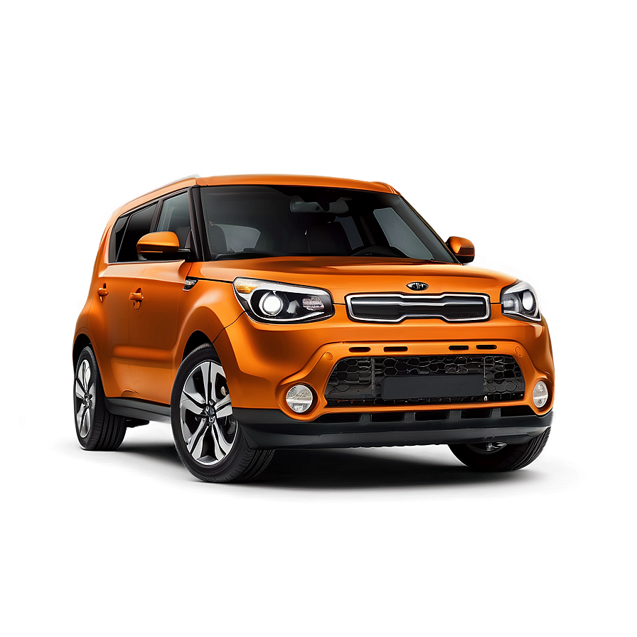 Kia Soul In Dynamic Orange Png 46 PNG Image