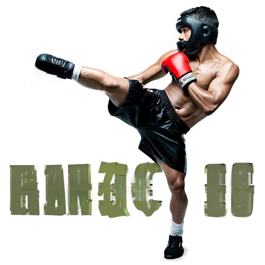 Kickboxing A PNG Image