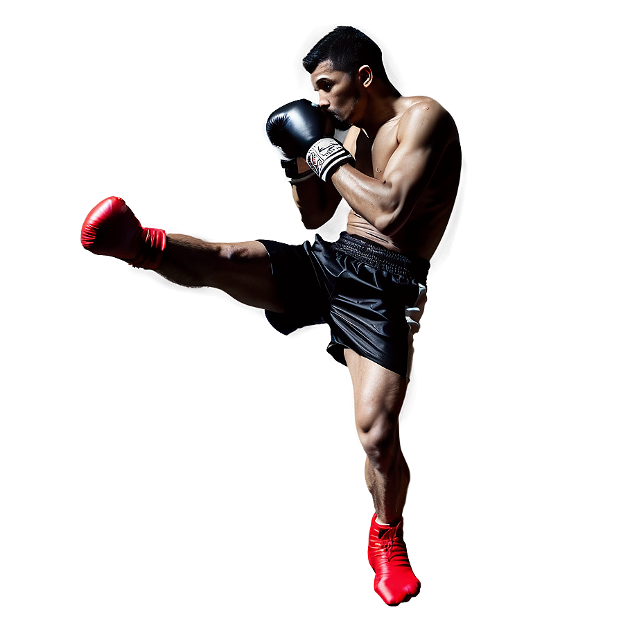 Kickboxing Shadow Boxing Png Moh PNG Image