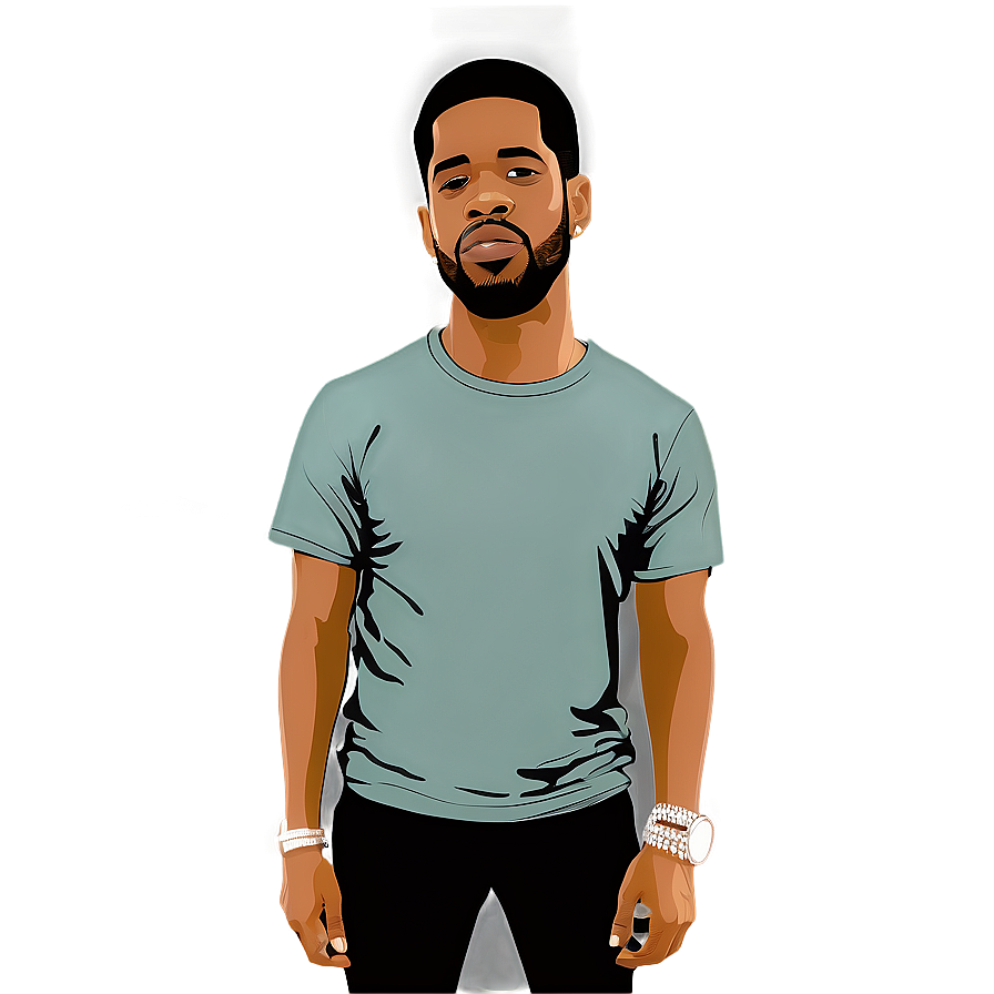 Kid Cudi Minimalist Art Png Jcv38 PNG Image