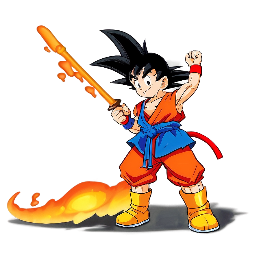 Kid Goku Tail Feature Png Wcs PNG Image