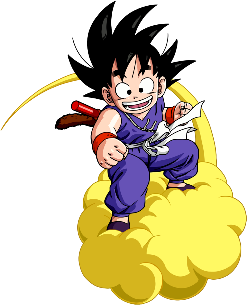 Kid Gokuon Flying Nimbus PNG Image