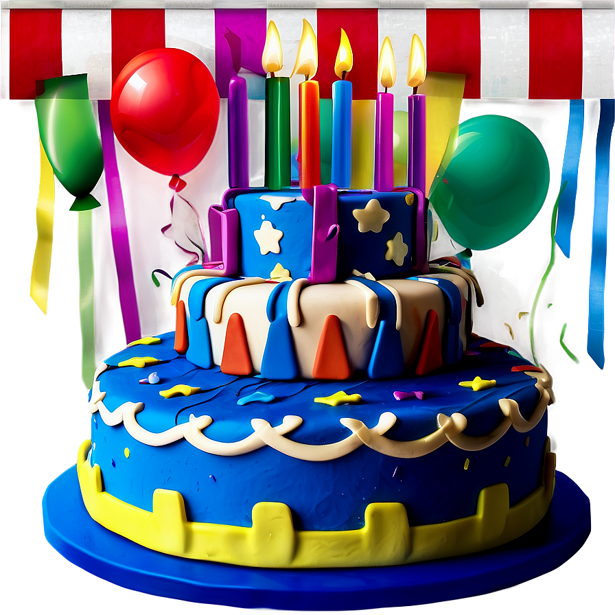 Kids Birthday Cake Png Uia PNG Image