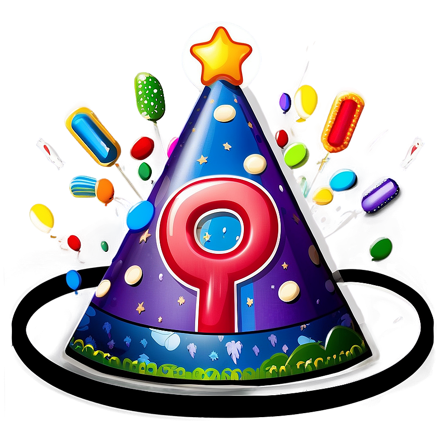 Kids Birthday Hat Png Ggf61 PNG Image