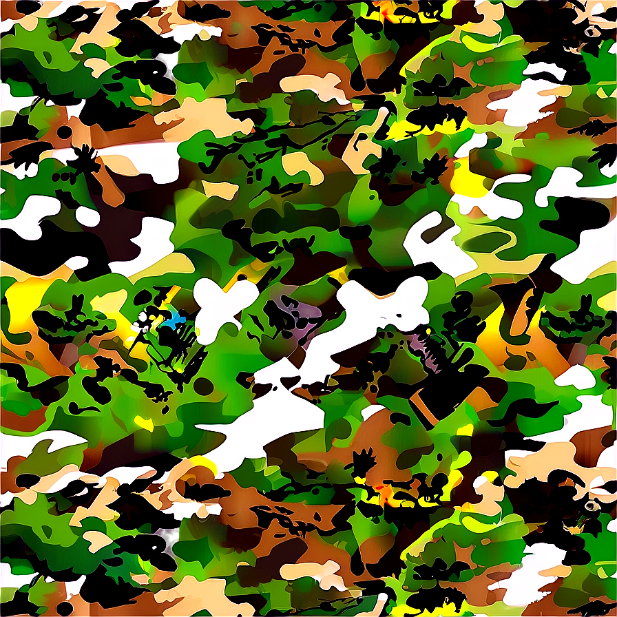 Kids Camouflage Design Png Naw PNG Image