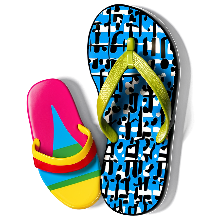 Kids Cartoon Flip Flop Png Mbq68 PNG Image