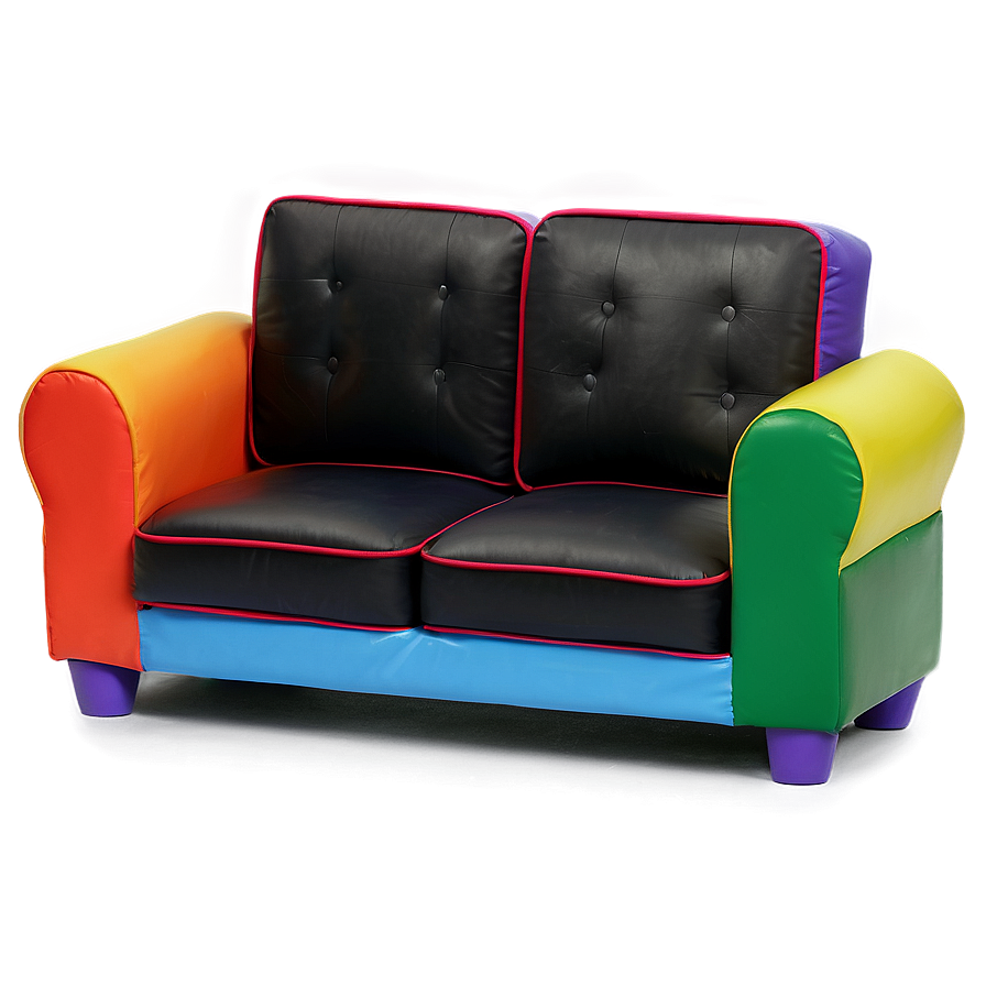 Kids Colorful Couch Png Oaj PNG Image