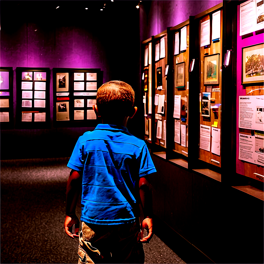 Kids Exploring A Museum Png Oav PNG Image